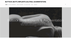Desktop Screenshot of buttockimplants.com