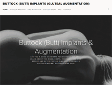 Tablet Screenshot of buttockimplants.com